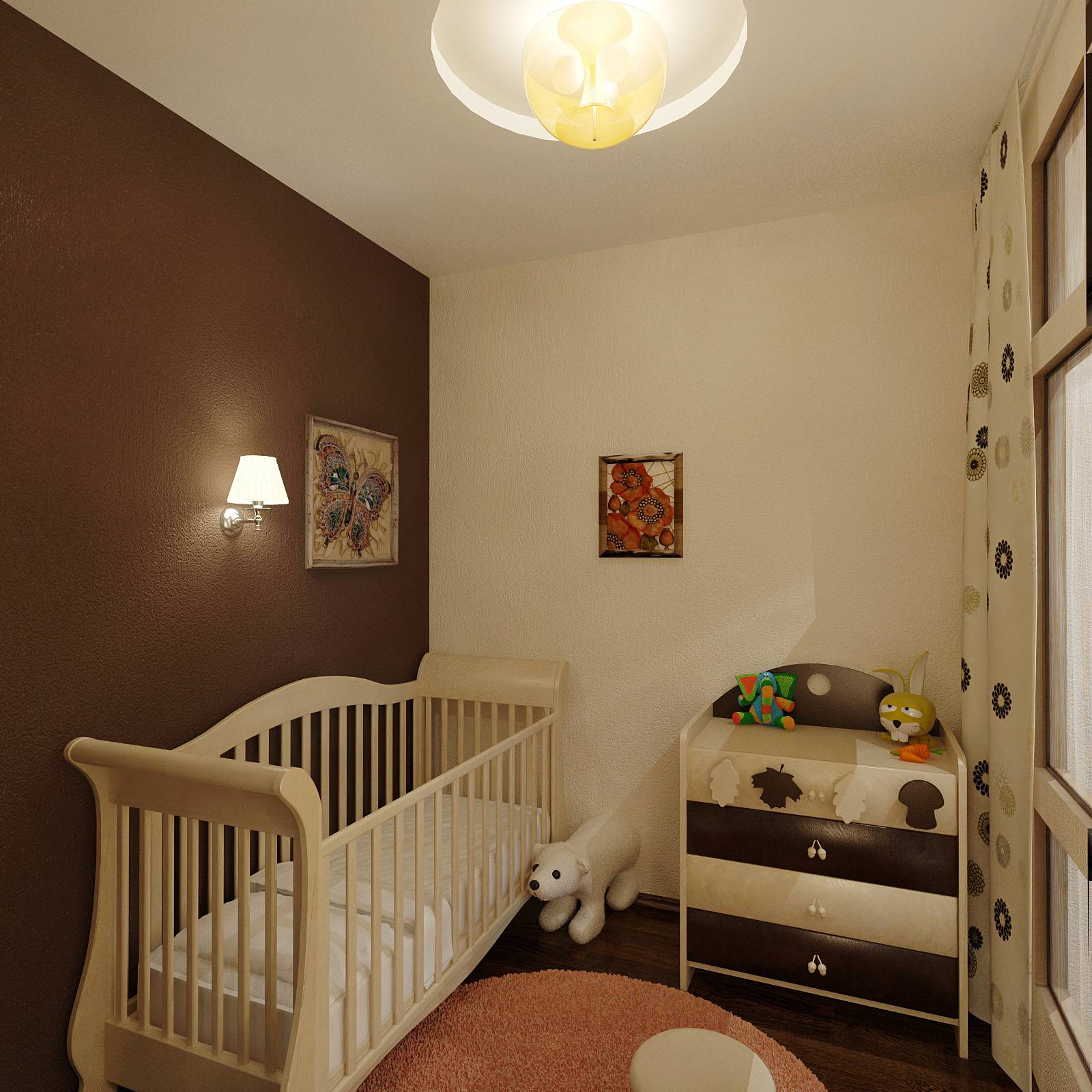 Дизайн спальни с детской кроваткой - варианты интерьеров