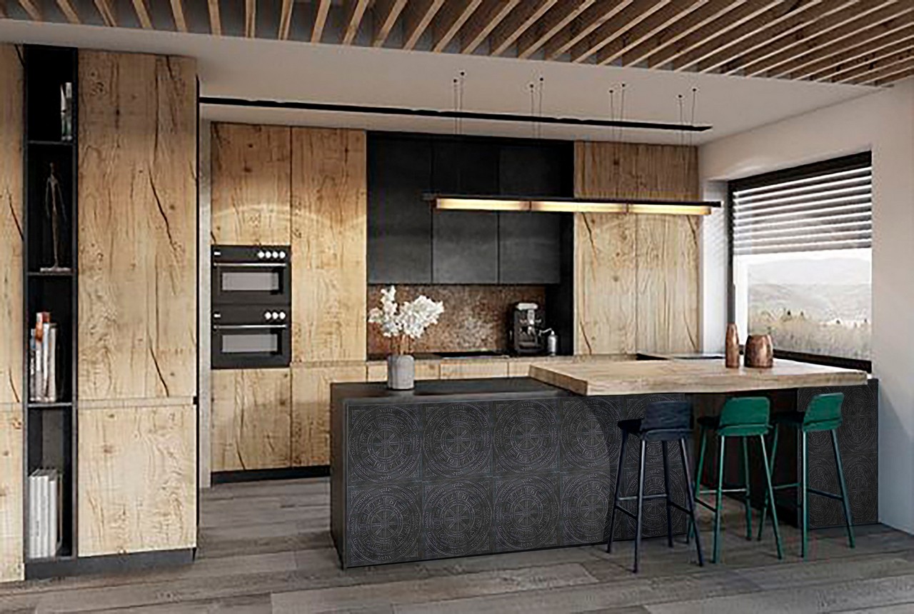 Кухня фасад бетон: стиль и практичность (дизайн кухни) —  