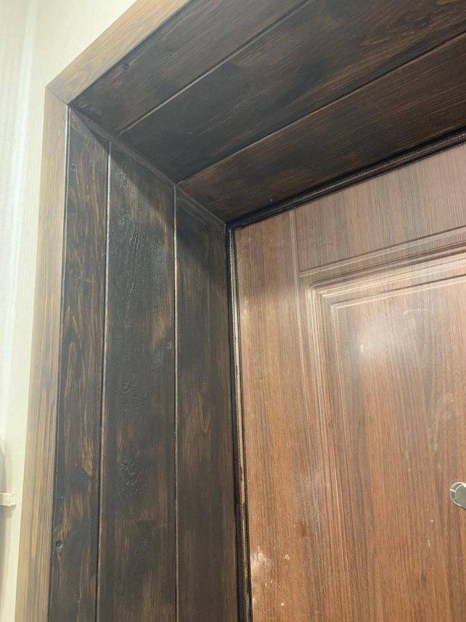 Откосы входной двери из мдф своими руками