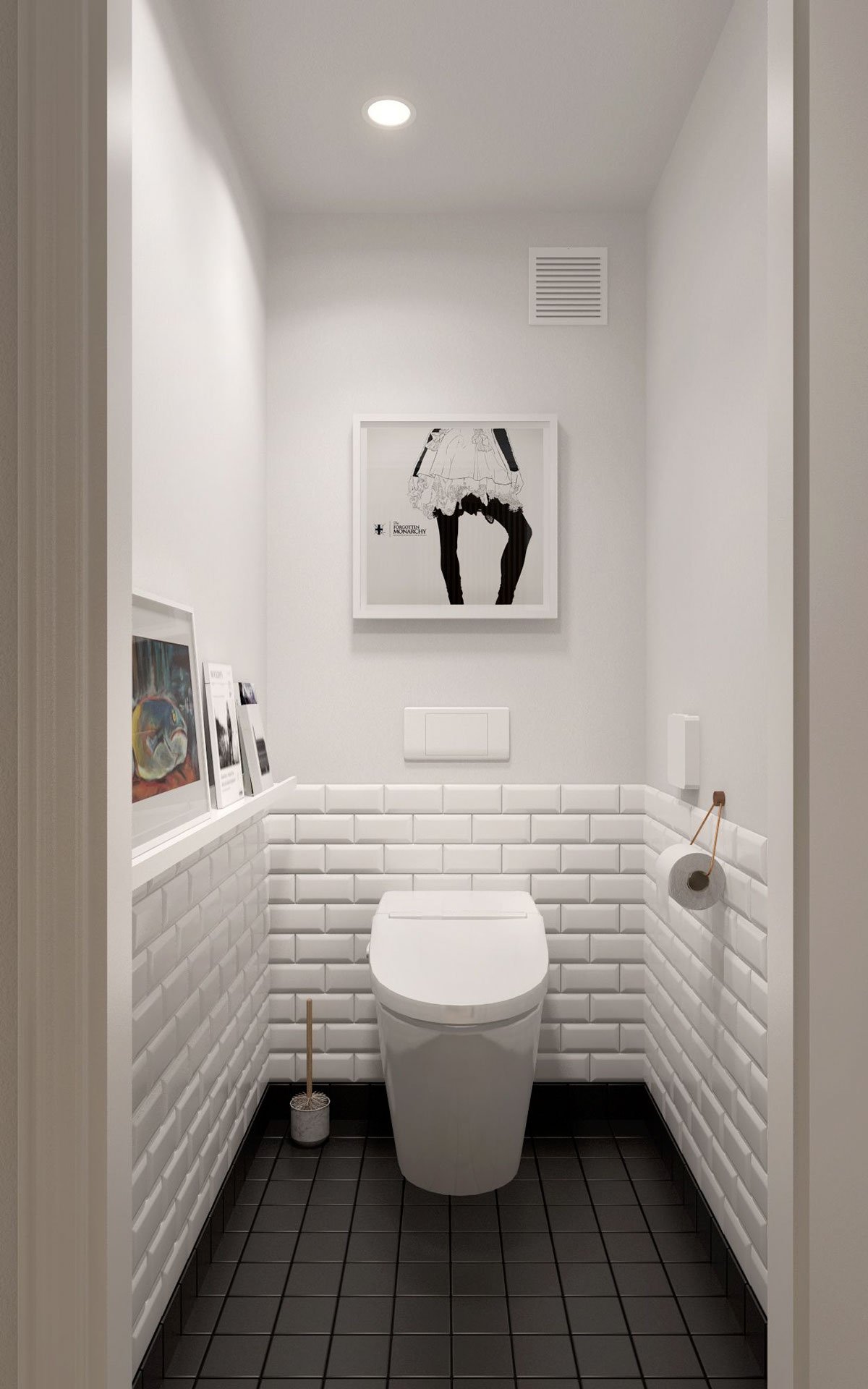 Дизайн маленького туалета (80 фото)