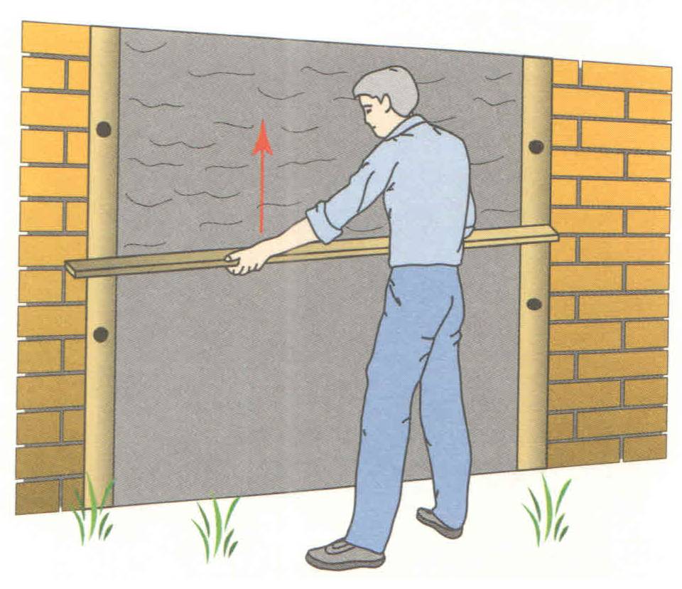 Чем лучше выровнять бетонные или кирпичные неровные стены в кухне, в комнате своими руками: способы и варианты правильного выравнивания