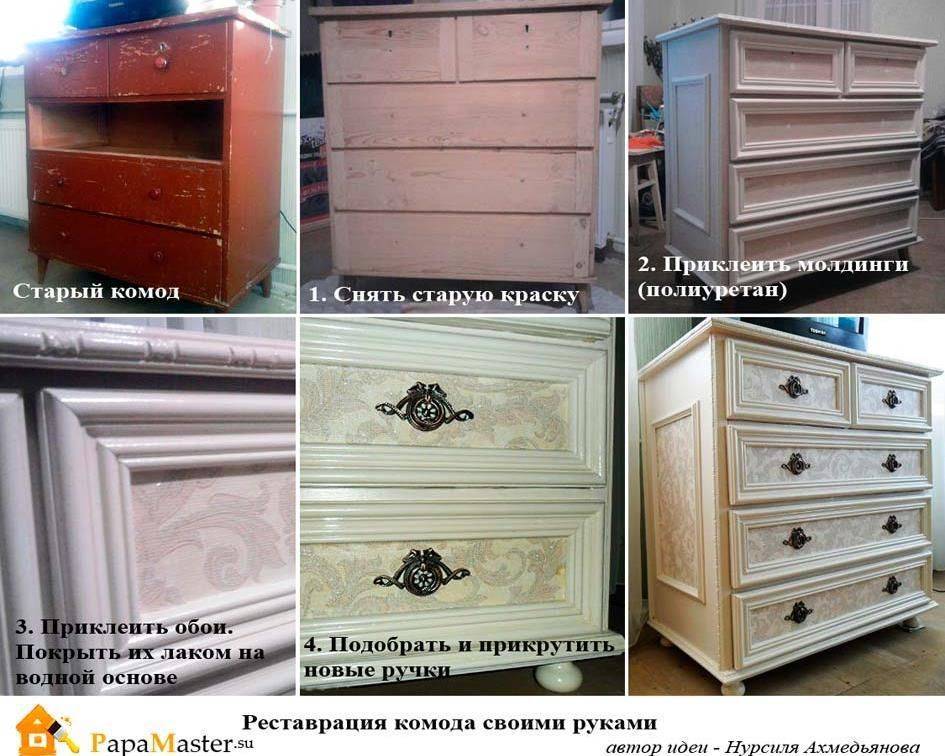 Как в домашних условиях отреставрировать своими руками старую мебель: советы и мастер-класс по реставрации