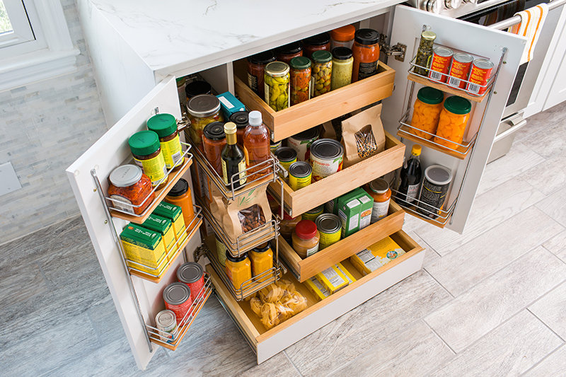 Как разложить кухонные принадлежности. наводим порядок в кухонных шкафах и ящиках