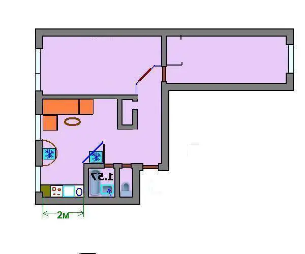 Дизайн трехкомнатной квартиры 60 кв. м. фото интерьера трёхкомнатной квартиры 60 кв. м. | хочу ремонт! своими руками