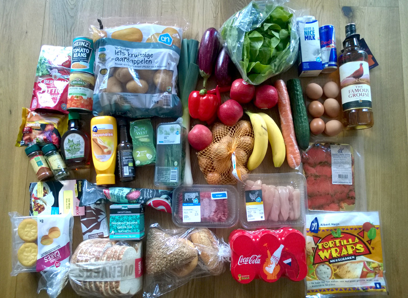 Продукты питания в феврале