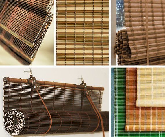 Бамбуковые шторы — особенности конструкций и правила использования в дизайне (106 фото)