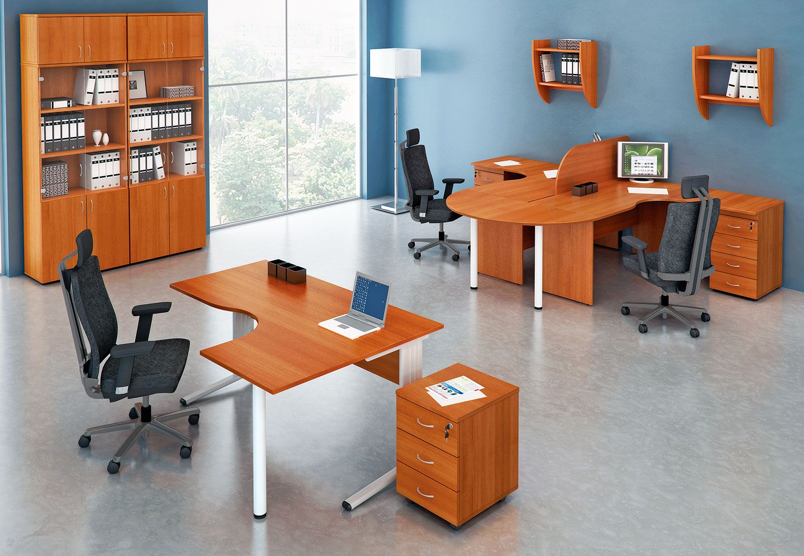Характеристики и виды офисной мебели | дизайн интерьера