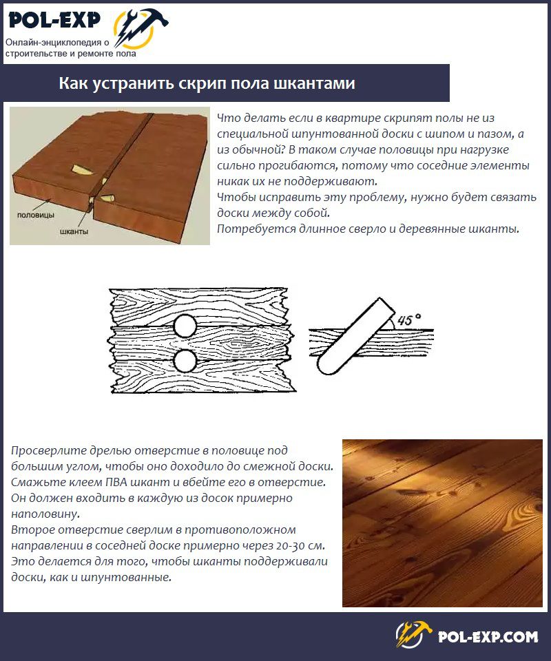 Скрипит ламинат: почему, что делать, как обойтись без разбора и другие рекомендации