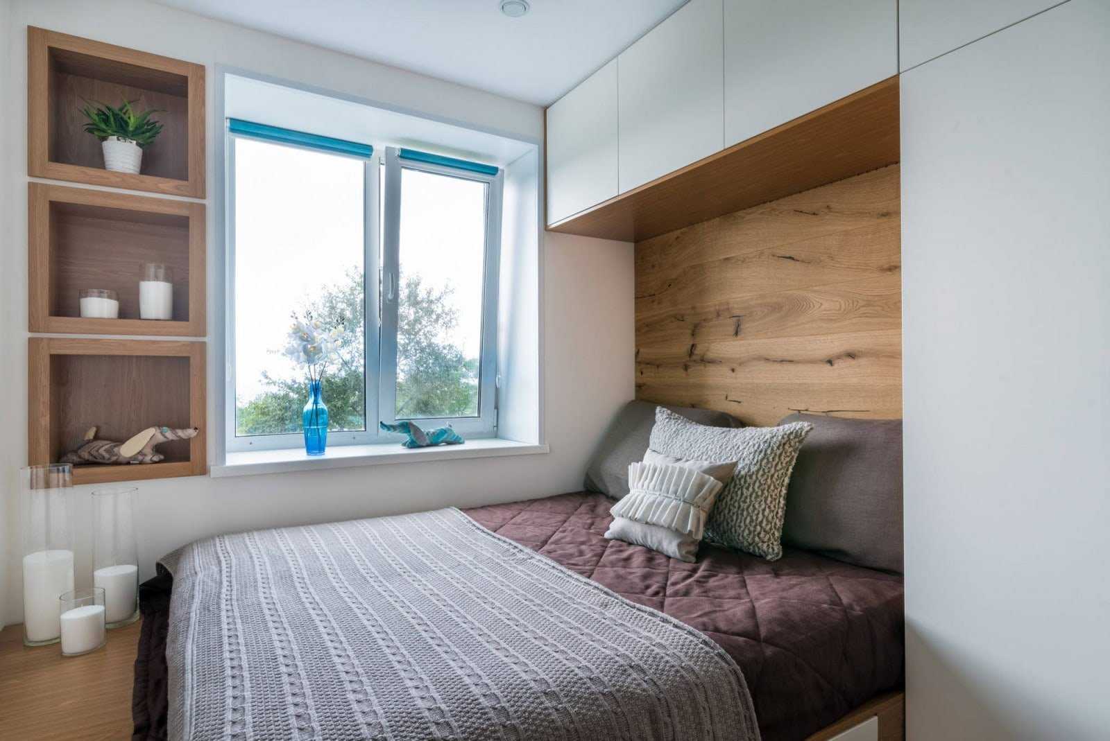Дизайн спальни 10 кв. м: современные идеи для маленькой комнаты! фото