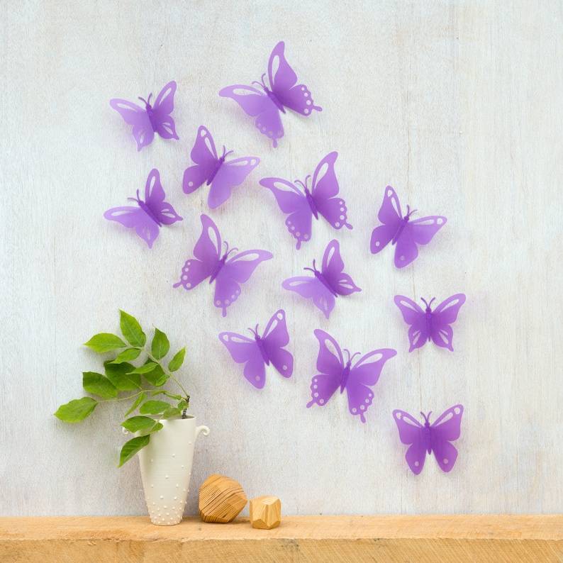 Порхающий декор своими руками: идеи использования бабочек в интерьере (71 фото)