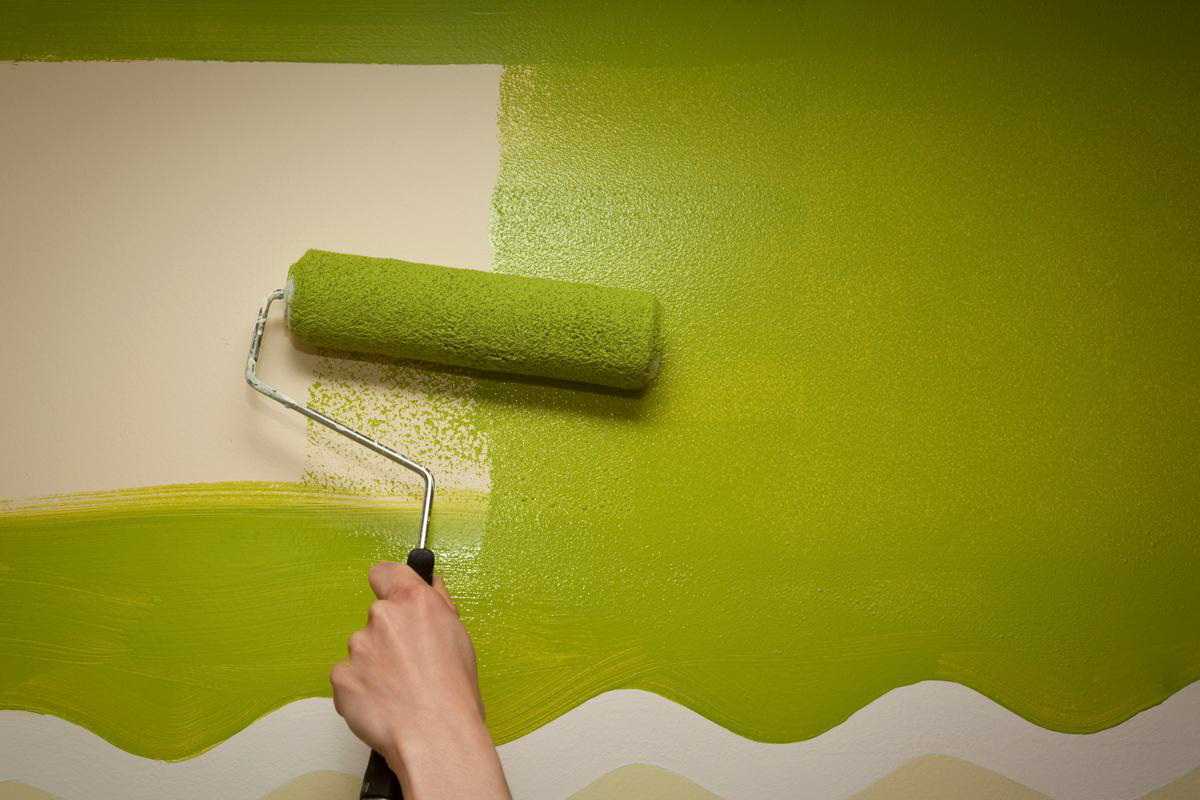 Покраска стен водоэмульсионной краской: все этапы проведения процедуры