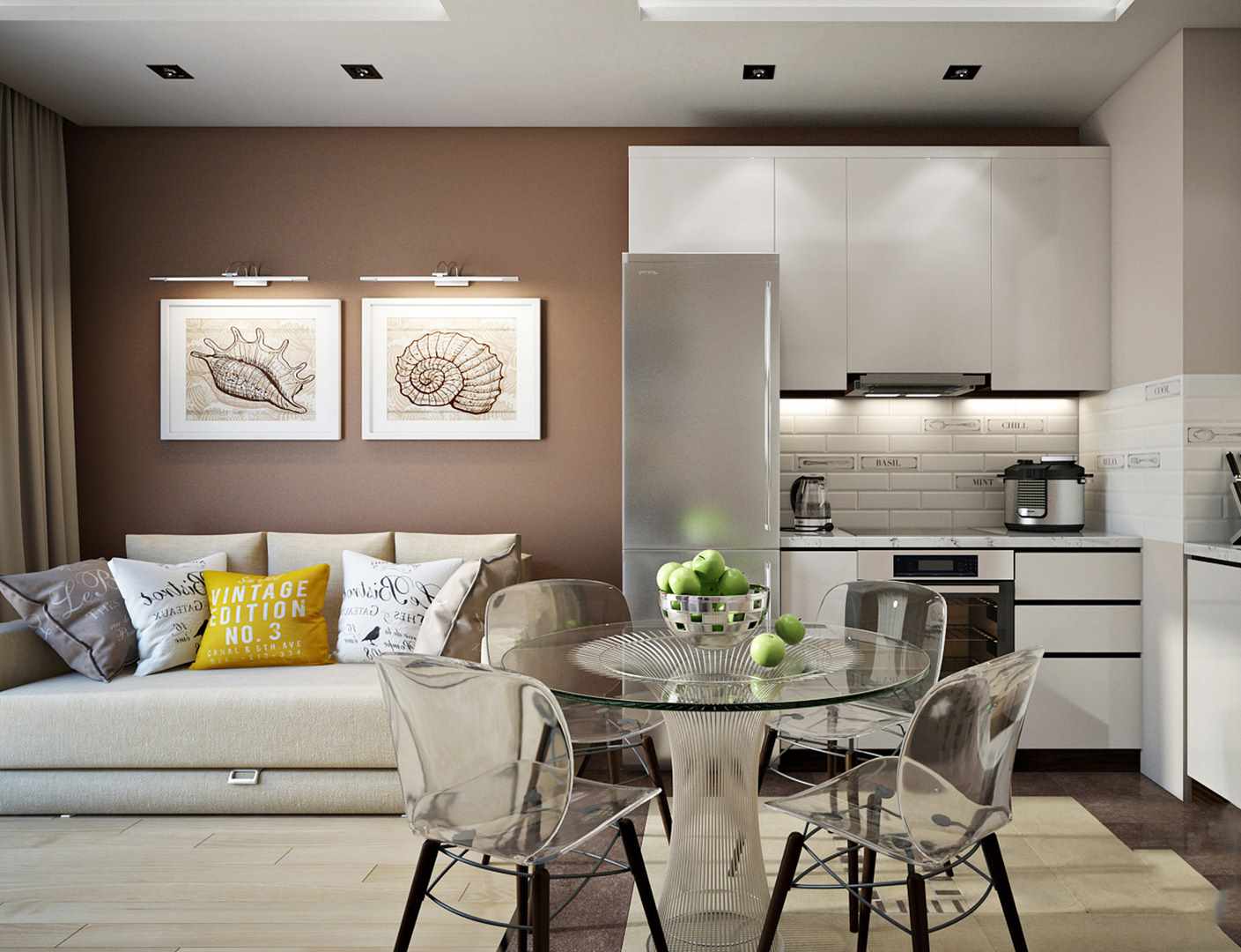 Дизайн кухни гостиной 17 кв. м с зонированием (50 фото) - портал о строительстве, ремонте и дизайне