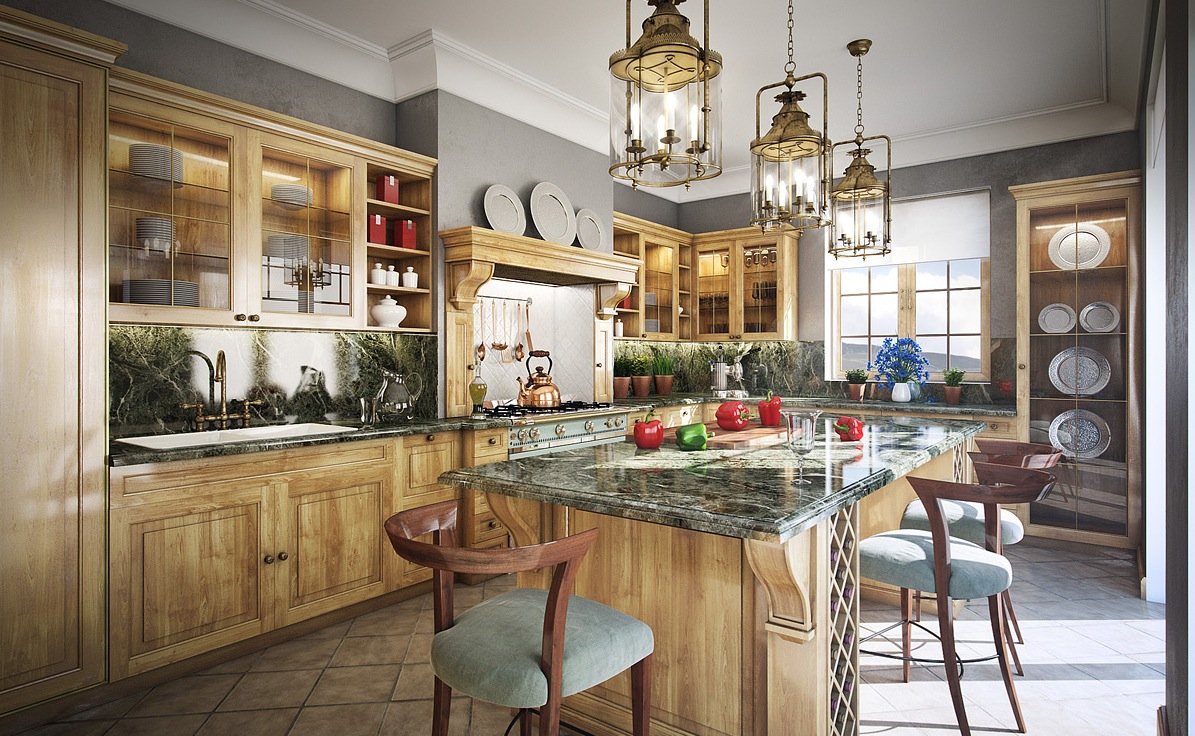 Кухня в ретро-стиле: особенности дизайна и фото готовых интерьеров