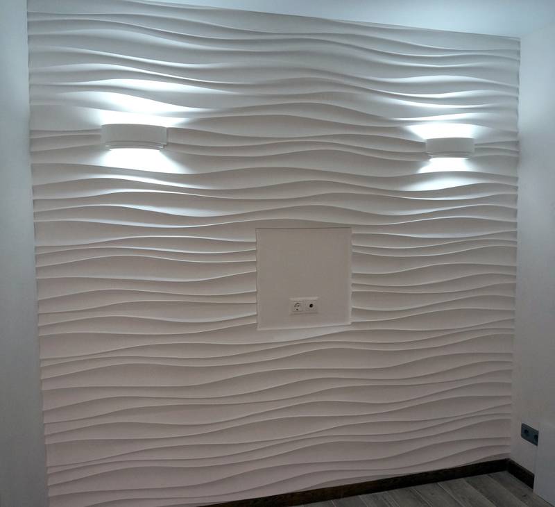 3д панели гипсовые для стен: как сделать акцентную стену в комнате своими руками, что стоит знать по подготовке поверхности и поклейке объемного материала из гипса