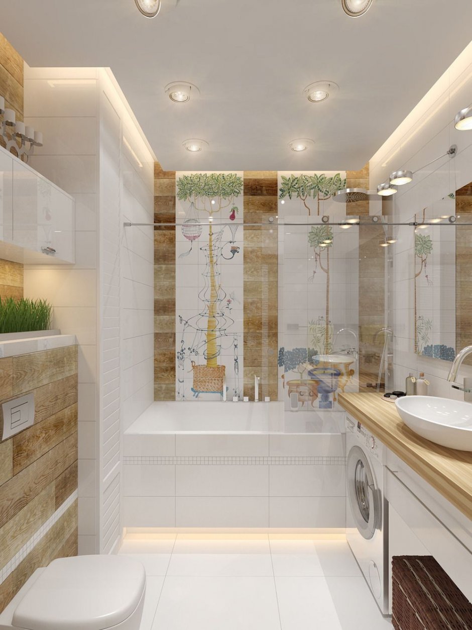 Дизайн ванной комнаты 8 кв.м, что нужно знать чтоб сделать площадь полезной?