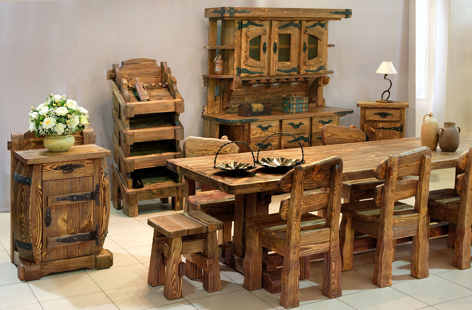 Деревянная мебель — дизайн и её необычность