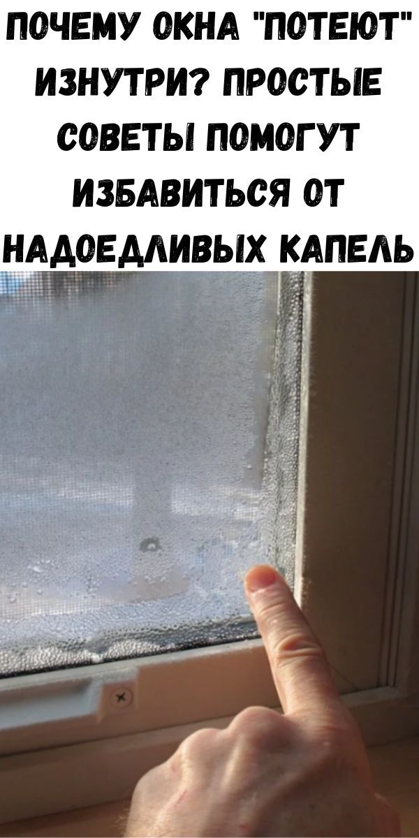 Почему потеют пластиковые окна в доме и что делать? - ответ эксперта