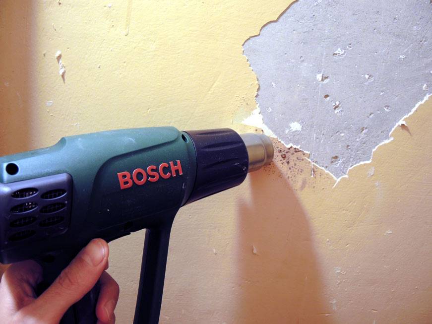 Как снять старую масляную краску с бетонной стены: ручной и химический способ, применение электроинструмента
