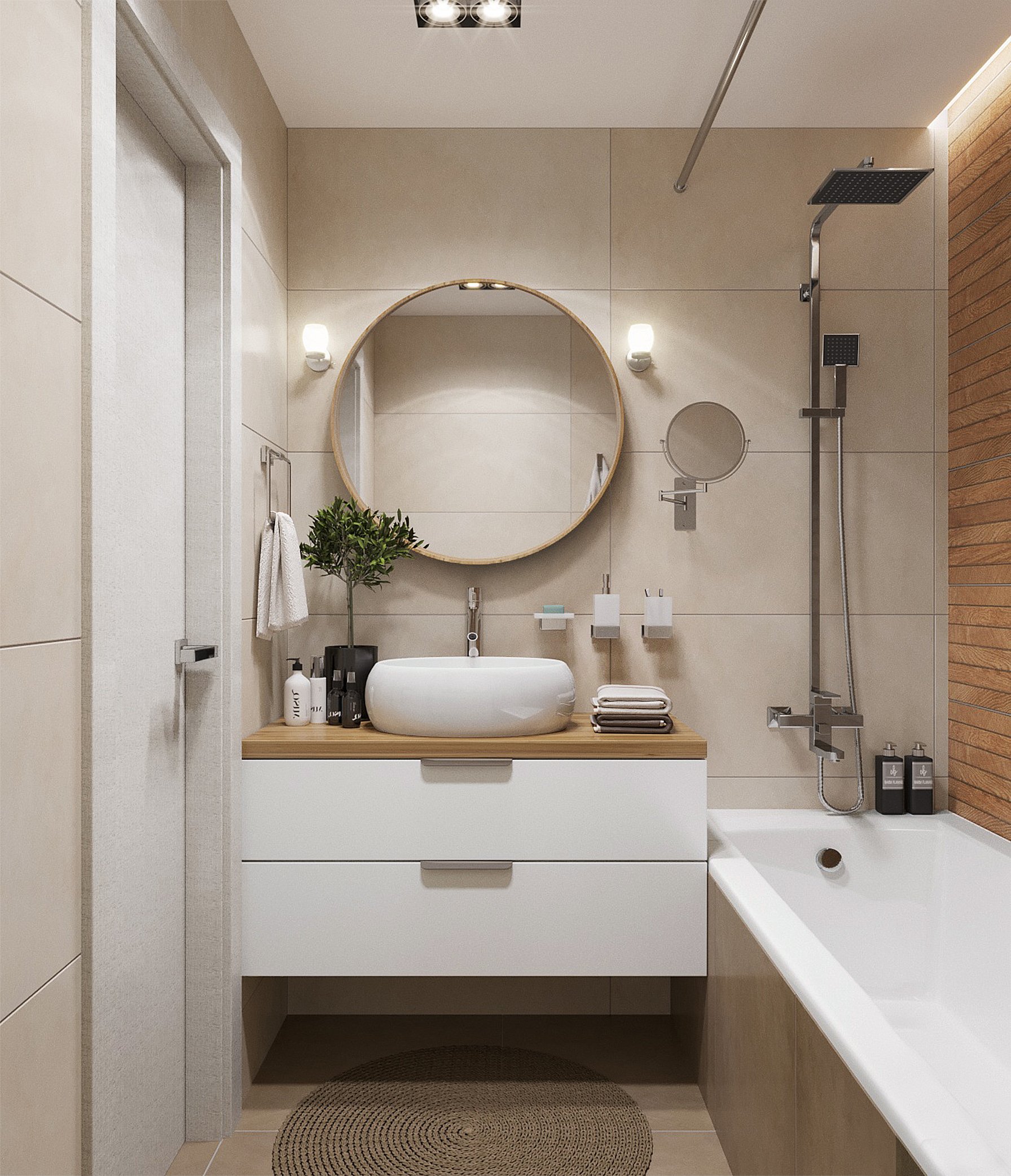 Дизайн ванных комнат 8 кв. м