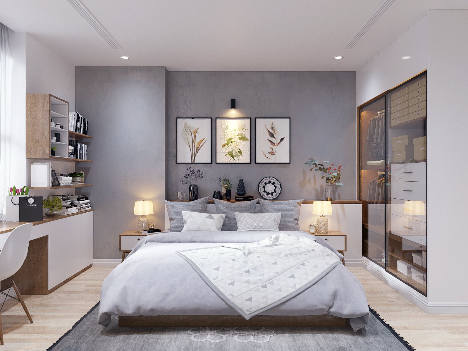 Спальня в стиле модерн — комфортный интерьер в приглушенных тонах (фото+видео обзор и дизайн)