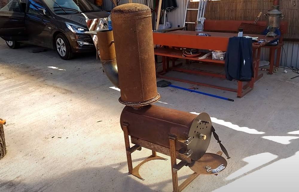 Пиролизная печь из газового баллона. особенности изготовления