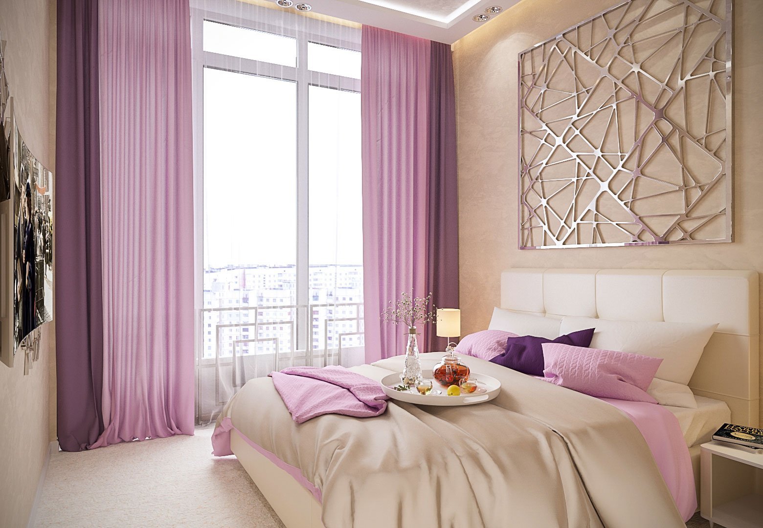 Фиолетовые шторы — 125 фото идей дизайна. варианты идеального сочетания в интерьере.