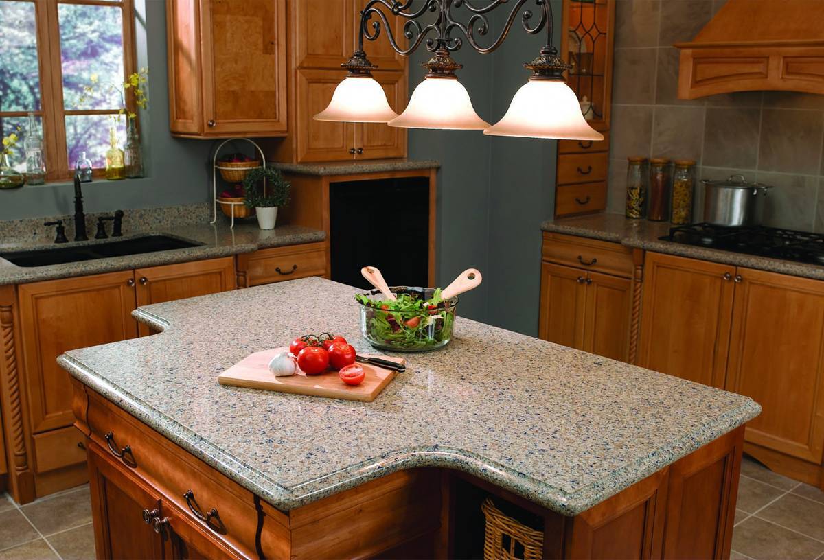 Столешница для кухни: цветовое сочетание, реальные фото.