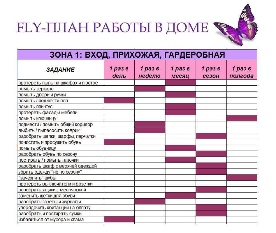 Система флай леди на русский лад или как стать окрыленной домохозяйкой