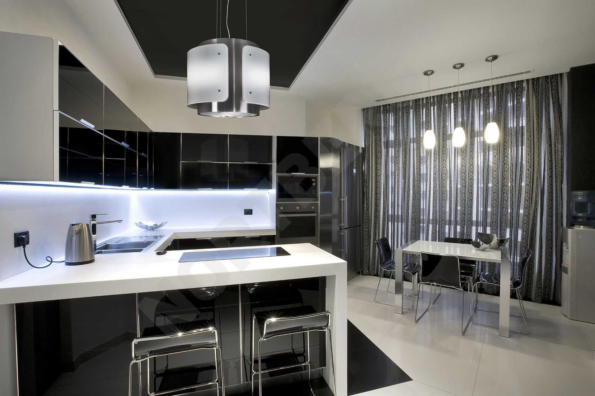 Великолепная кухня в стиле хай тек: 55 впечатляющих фото