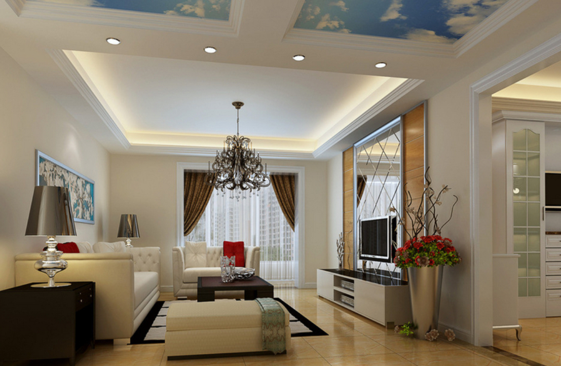 Дизайн красивых потолков из гипсокартона: 100+ фото