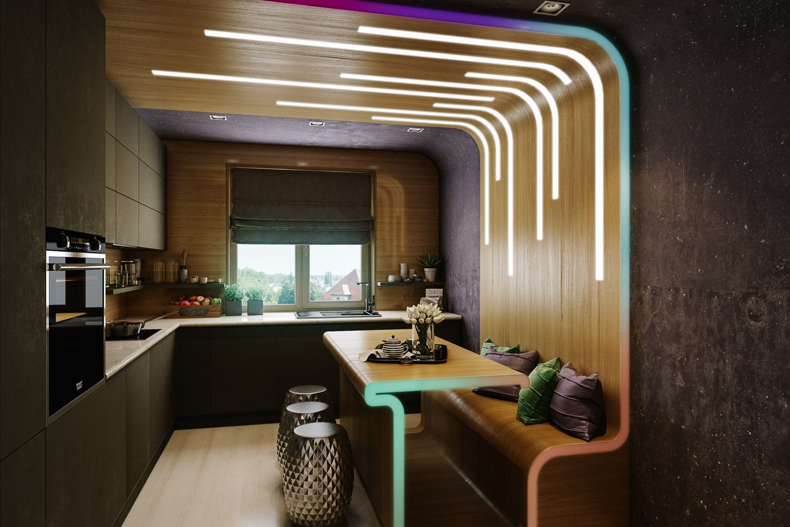 Оригинальный потолок в квартире: 70+ креативных решений для интерьера