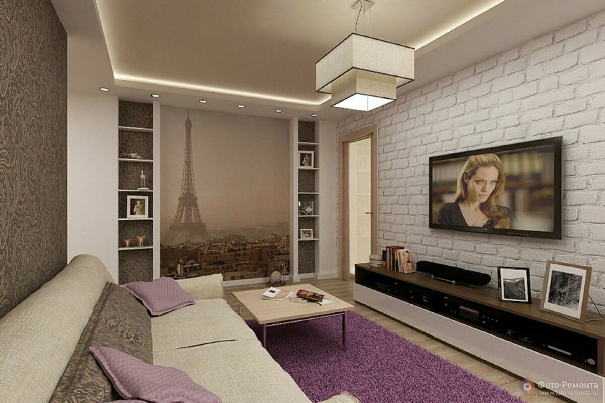 Ремонт гостиной в квартире - красивые интерьерные сочетания и варианты обновления гостиной + 180 фото примеры