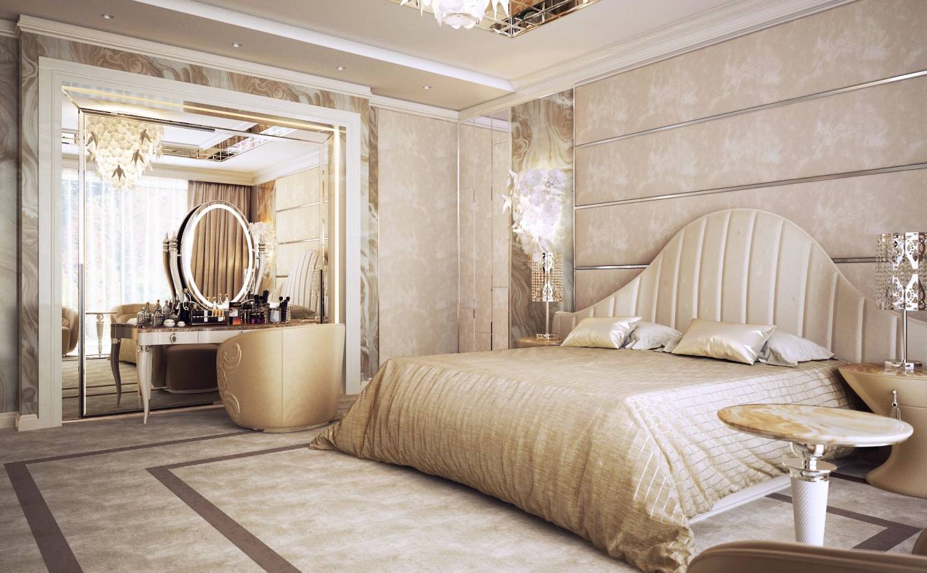 Спальня в стиле арт деко: изысканный интерьер для настоящих ценителей