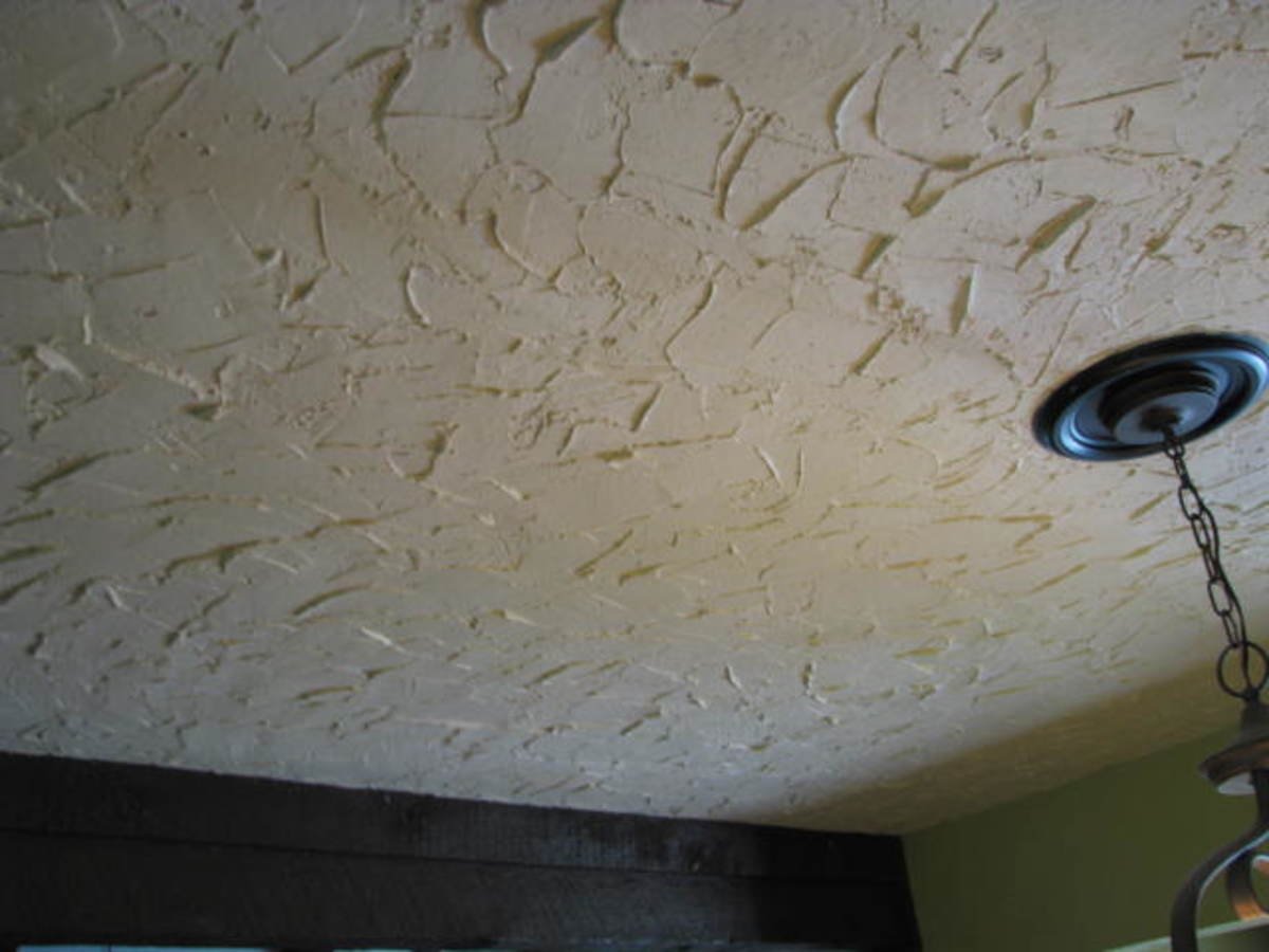 Декоративная штукатурка на потолок: нюансы выполнения