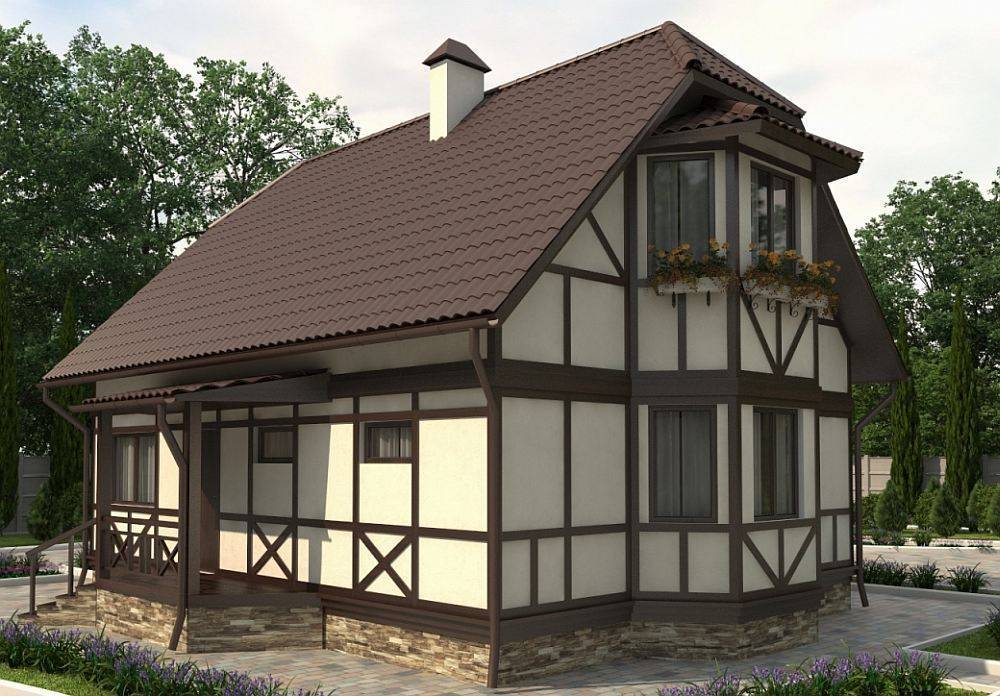 Отделка под фахверк. Фахверк гуд вуд. Осб фасад фахверк. Фахверк баварский стиль. Бюргерхаус фахверк фасад.