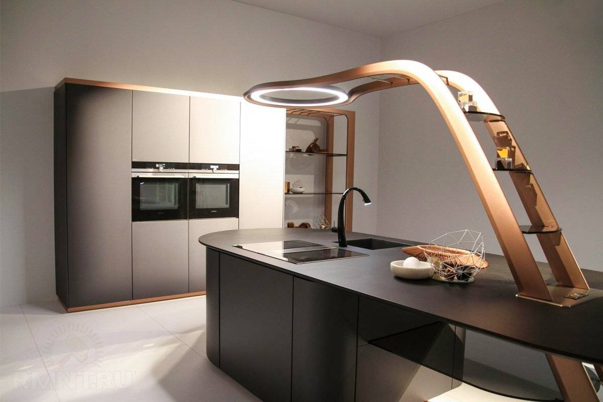 необычный дизайн интерьера кухни