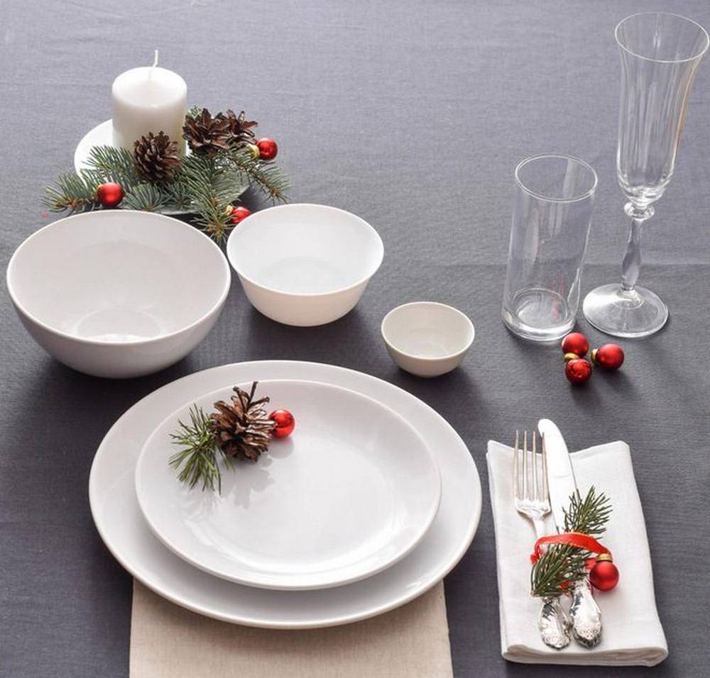 Ставить тарелку на стол. Сервировка новогоднего стола. Посуда для новогоднего стола. Новогодняя посуда сервировка. Тарелки на новогодний стол.
