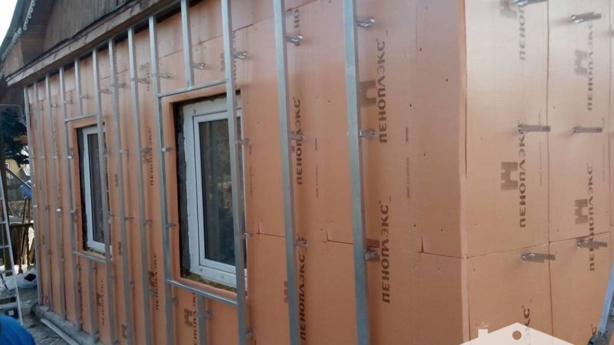 Утепление стен дома снаружи пенопластом под сайдинг