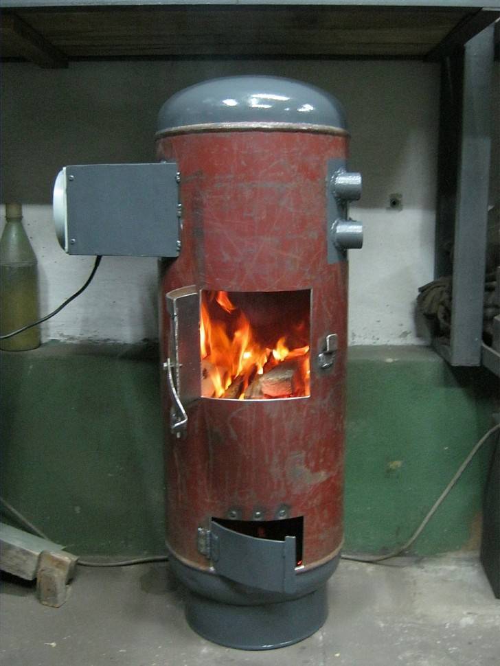 Печь из газового баллона своими руками: пошаговая инструкция