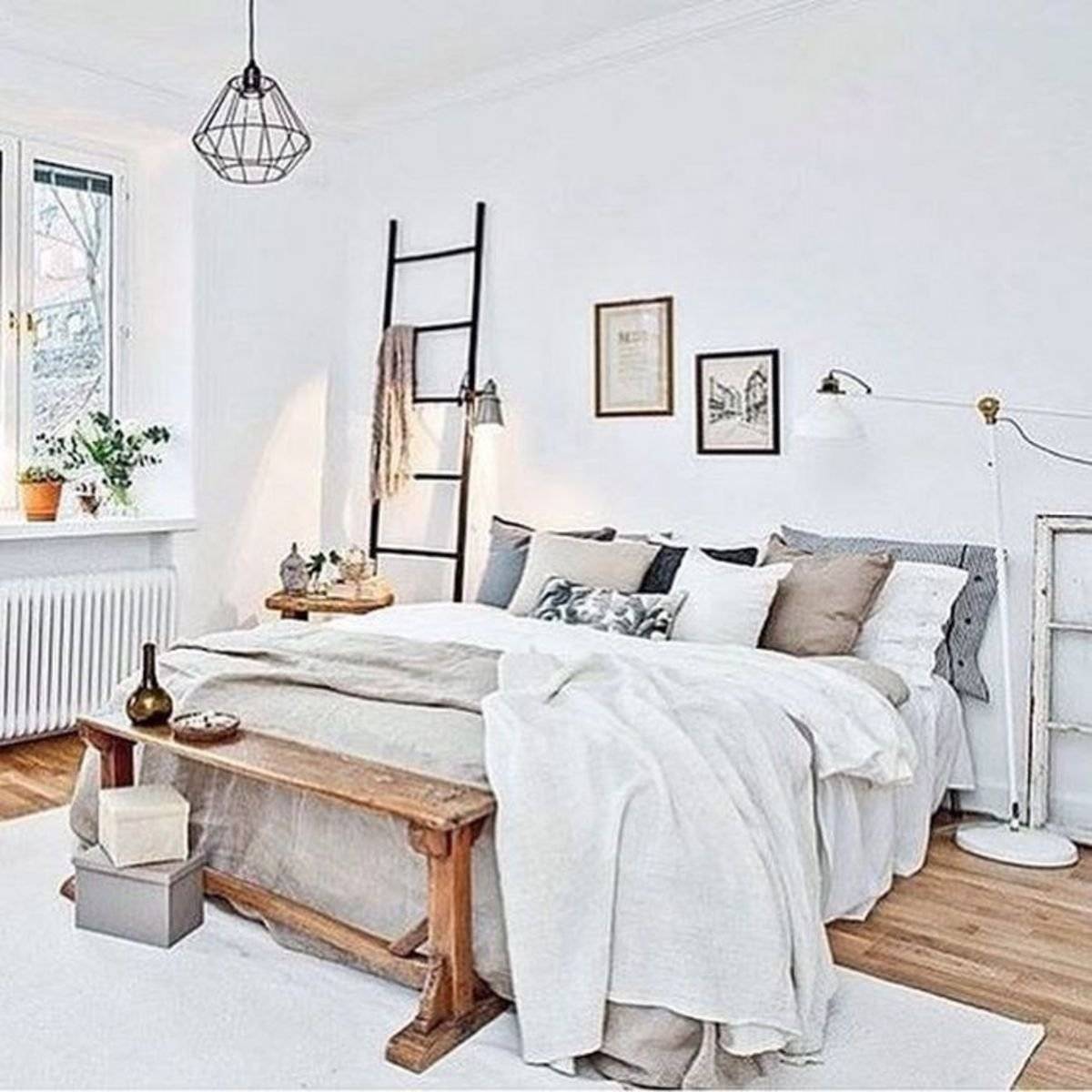 Дизайн спальни в скандинавском стиле (65 фото)