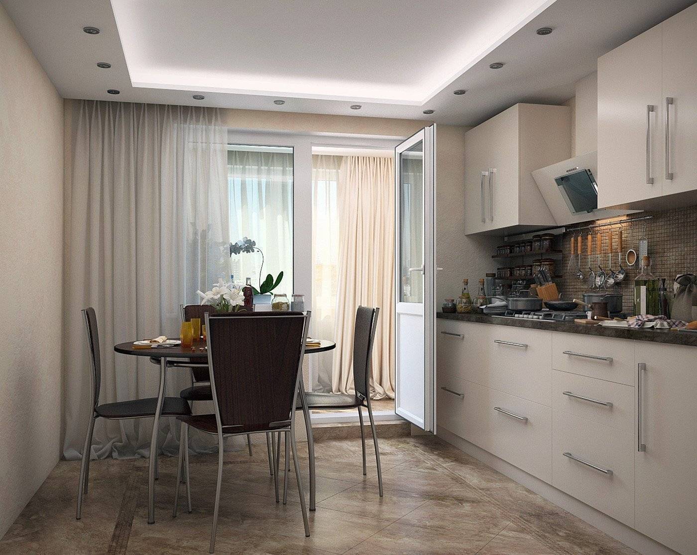 Кухня 13 кв. м: идеи дизайна и интерьера, фото, с диваном, эркером или балконом, примеры планировки
