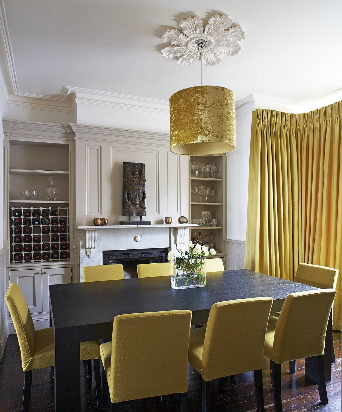Золотая кухня – идеи для дизайна интерьера, элементы декора, фото