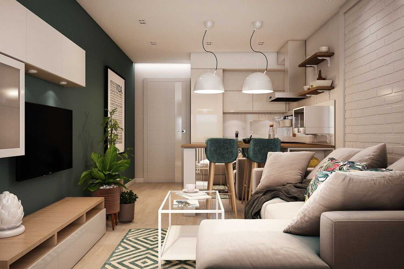 12 лучших современных интерьеров квартир-студий