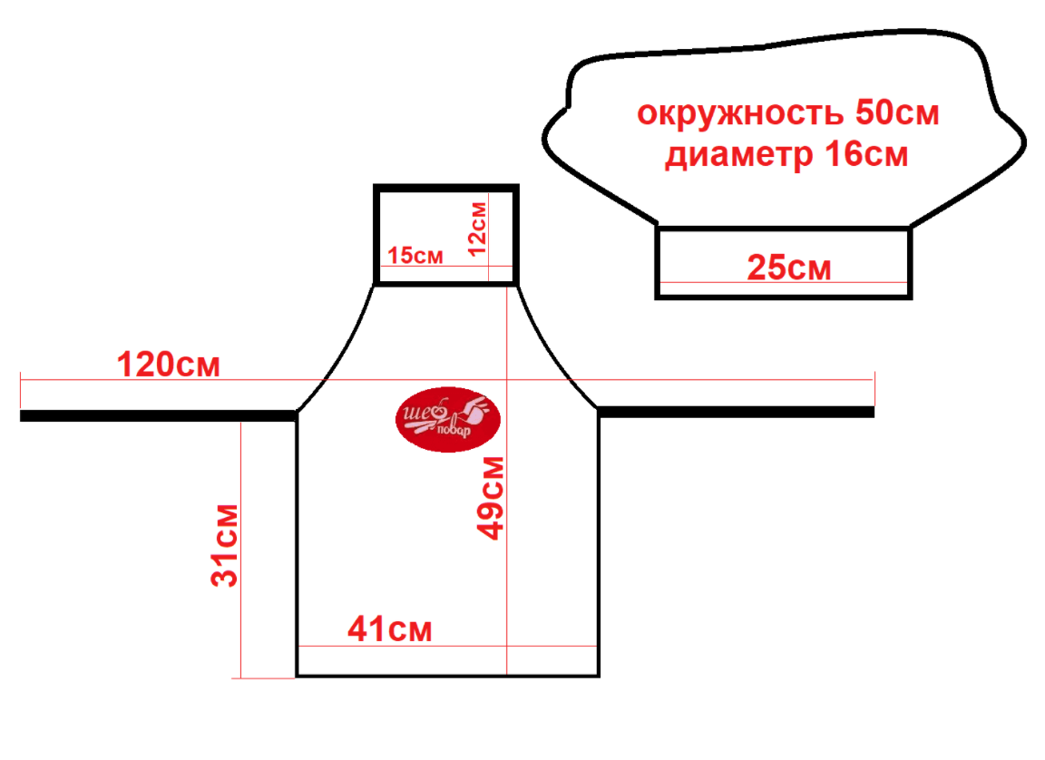 Как сшить фартук без выкройки?