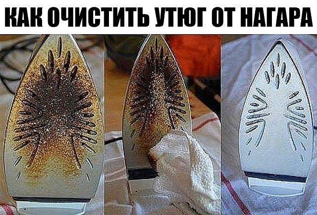 Как почистить утюг от накипи народными и химическими средствами