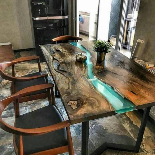 Стол кухонный деревянный квадратный: чем покрасить лдсп, особенности