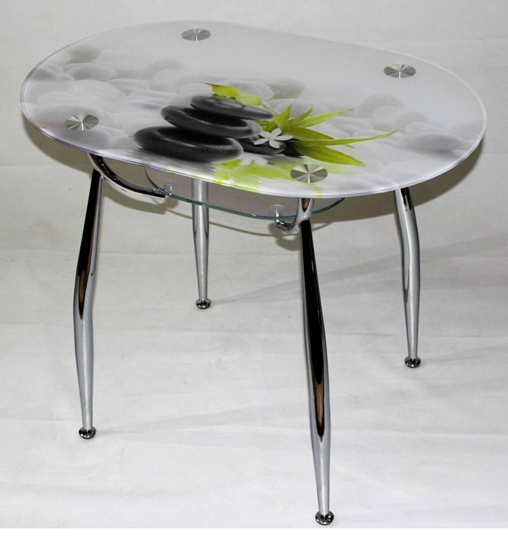 Стеклянные столы для кухни, недостатки, преимущества и фото мебели из стекла