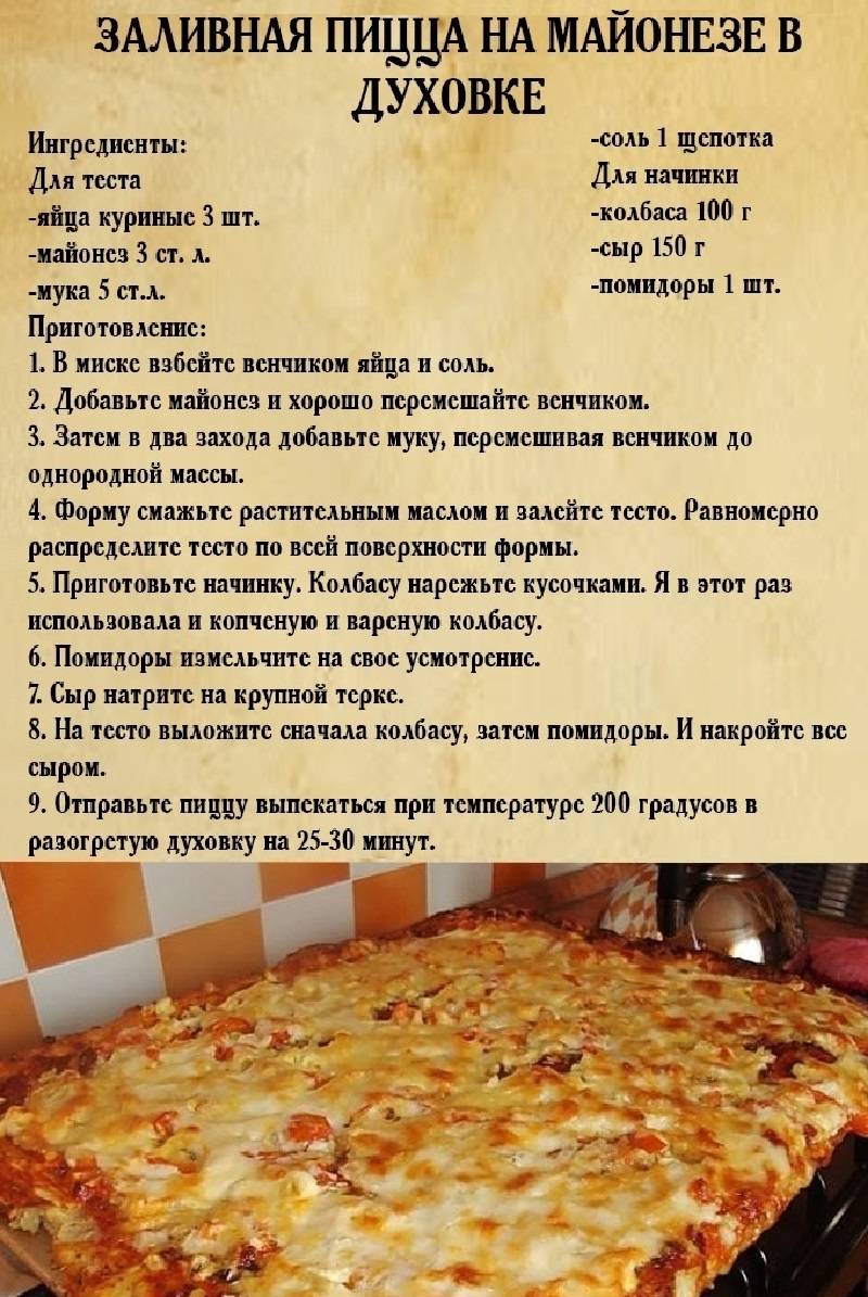 Пицца на молоке и дрожжах - 18 пошаговых фото в рецепте