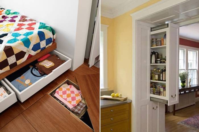 15 идей для хранения вещей в маленькой спальне