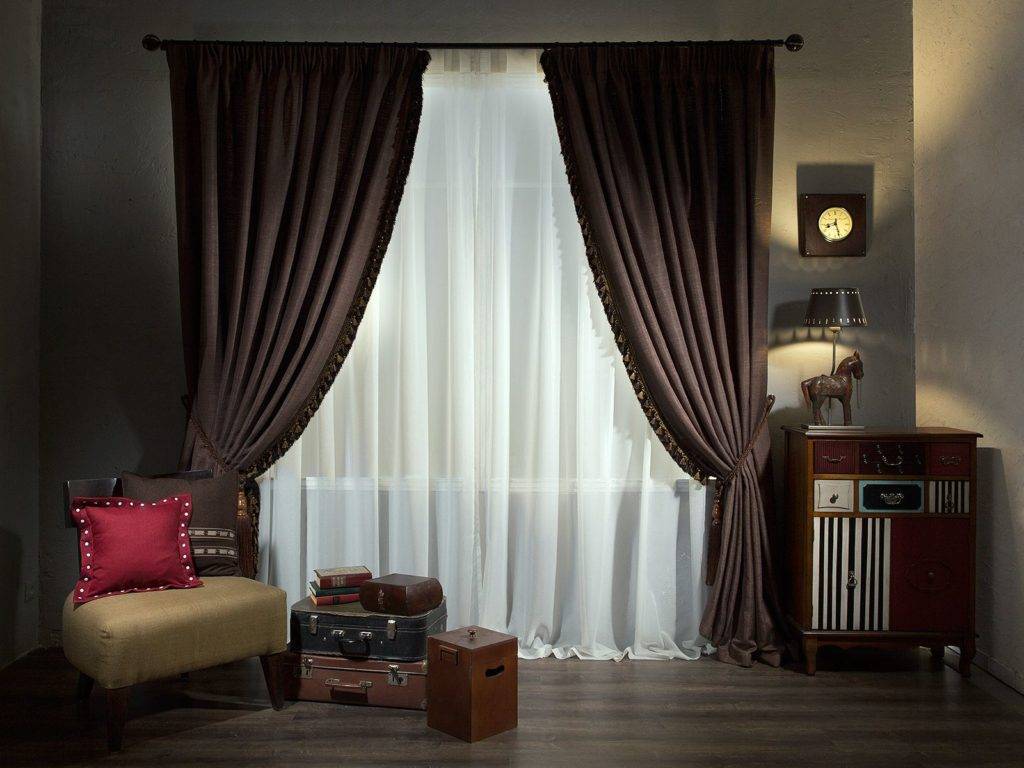 Как подобрать шторы к обоям: фото, правила выбора тканей и оттенков